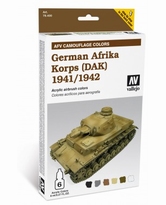 [ VAL78409 ] Vallejo AFV German Afrika Korps 1941/42 (DAK) (6)