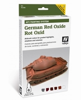 [ VAL78411 ] Vallejo AFV German Red Oxide Armour Painting System (6)
