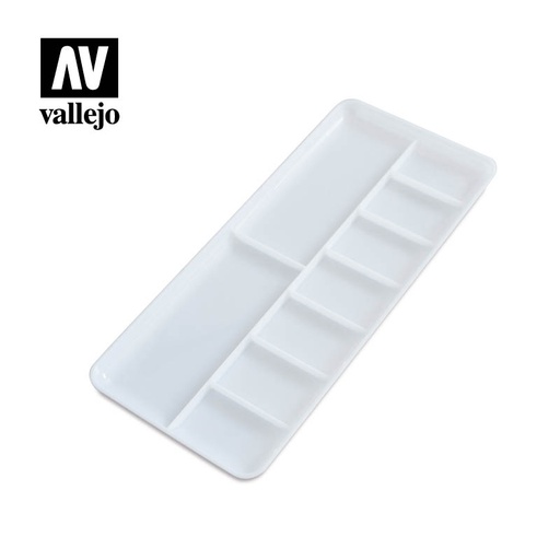 [ VALHS121 ] Vallejo Rectangular palette 18x8,5 cm.