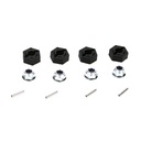 [ VTR232022 ] Vaterra 12mm Molded Hex Pins & Lock Nuts (4) 