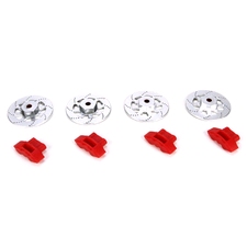 [ VTR232051 ] Vaterra Wheel Hex Brake Rotor & Caliper FR/RR Set 