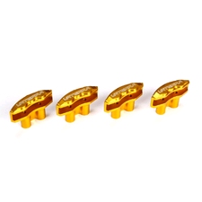 [ VTR332006 ] Vaterra Brake Caliper Aluminum (Gold) V100 (4) 