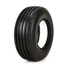 [ VTR44005 ]  VaterraFront Tire, Ribbed with Foam, Soft, 40mm(2) 