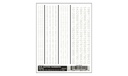 [ WOODLANDDT-512 ] Woodland Dry Transfer Decals gothic numbers white