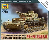 [ ZVE6151 ] Zvezda GERMAN MEDIUM TANK 1/100
