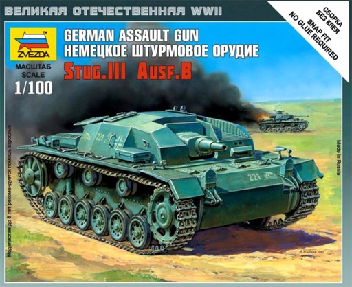 [ ZVE6155 ] Zvezda STUG.III AUSF.B 1/100