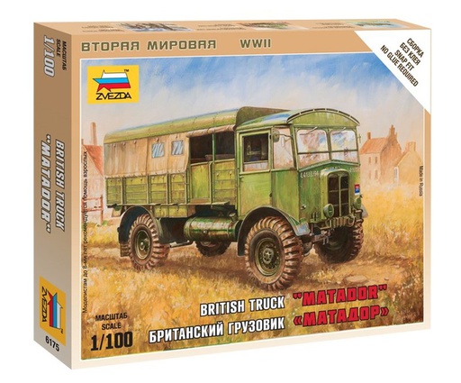 [ ZVE6175 ] Zvezda BRITISH TRUCK MATADOR 1/100