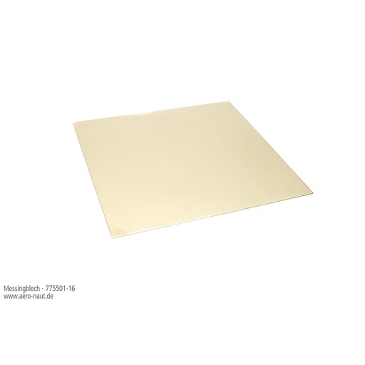 [ AE7755-13 ] MESSING PLAAT 0.8mmx40x20cm
