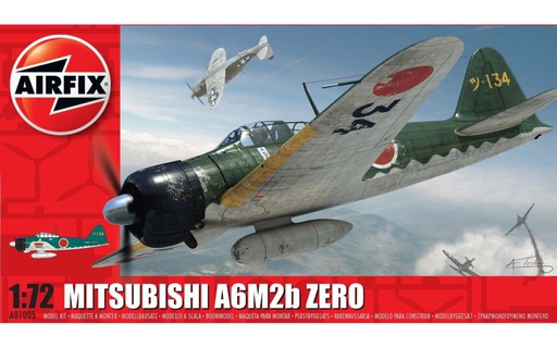 [ AIRA01005 ] Airfix Mitsubishi A6M2b Zero 1/72