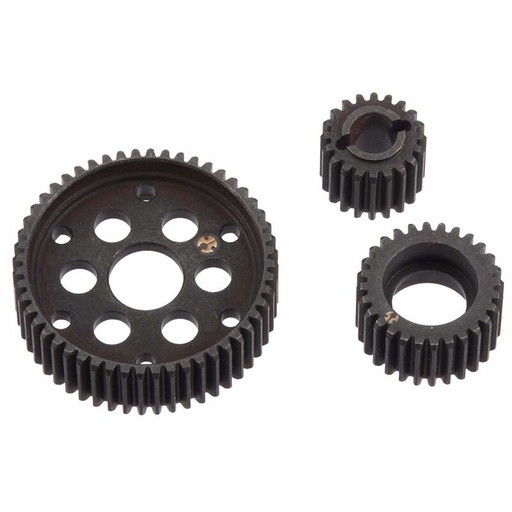 [ AX30708 ] Axial ax10 locked transmission completemetal gear set steel - AXIC3078