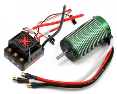 [ CC-010-0145-03 ] Castle mamba monster X combo 1/8 extreme car regelaar 2200KV motor 