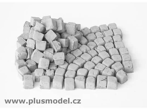 [ PLUSMODEL136 ] Paving stones small granite 1/35 (6797136)