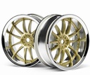 [ HPI3298 ] work xsa wheel 26mm chrome/gold