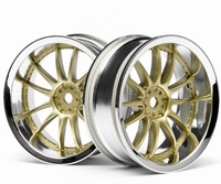 [ HPI3298 ] work xsa wheel 26mm chrome/gold