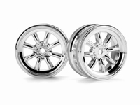 [ HPI3932 ] mx60 8 spoke wheel chrome