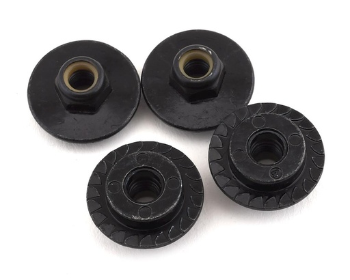 [ HPIZ680 ] HPI flanged lock nut m5x8mm black 4pcs
