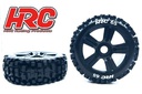 [ HRC60816BK ] BUGGY BULLDOG BLACK WHEELS 17 mm 