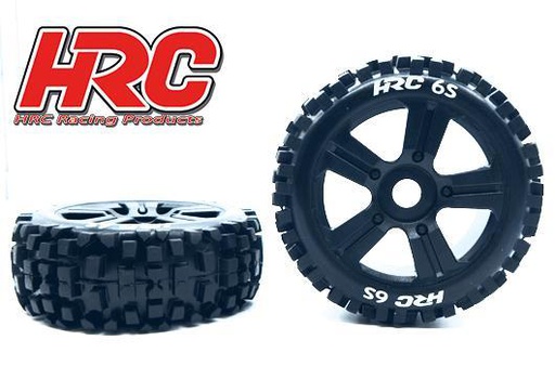 [ HRC60816BK6S ] BUGGY BULLDOG BLACK WHEELS 17 mm 