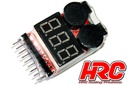 [ HRC9374 ] 1s - 8s monitor & alarm for lipo