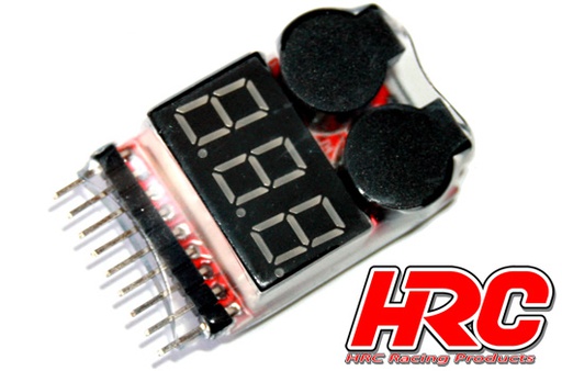 [ HRC9374 ] 1s - 8s monitor & alarm for lipo