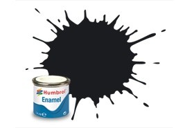 [ HU21BIG ] Humbrol Enamel Black Gloss 50ML