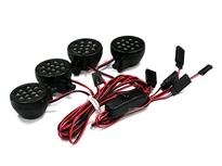 [ INC23342BLACK ] high brightness large spot led light se+ housing on - off 
