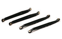 [ INC23789BLACK ] Billet Machined Alloy Chassis Linkage (4) for Axial Wraith 