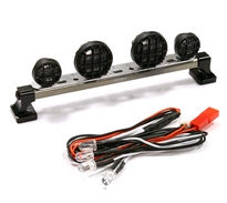 [ INC25260GUN ] Billet Machined T6 Realistic Roof Top Sport White LED (4) Light Set 