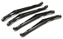 [ INC25140BLACK ] Billet Machined T2 Alloy Upper Suspension (4) Linkage 127mm for Axial Wraith 