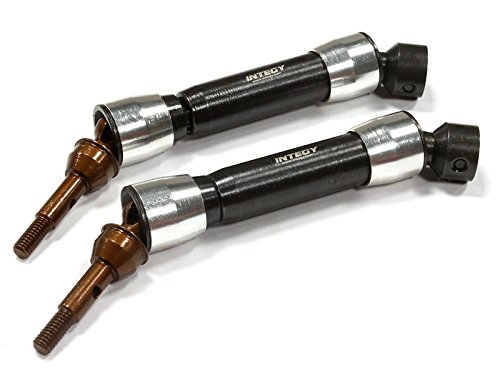 [ INC25503SILVER ] steel front drive shaft slash & stampede 4x4 1/10 