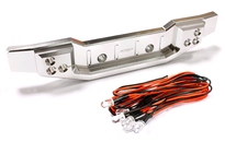 [ INC25528SILVER ] alu rear bumper met led lights for summit 1/10 