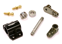 [ INC25850BLACK ] steering bell crank set 1/14