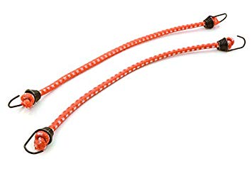 [ INC26933BLACKRED ] 3x150mm bungee cord strap rope with hooks 