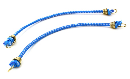 [ INC26933GOLDBLUE ] 3x 150mm bungee cord strap rope with hooks 