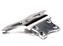 [ INT7995SILVER ] front bumper for stampede- rustler & bandit 