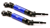[ INT8636BLUE ] XD2 Steel Rear Universal Drive Shaft (2) for Traxxas 1/10 Slash & Stampede 4X4 