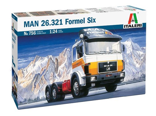 [ ITA-0756S ] Italeri Man 26.321 Formel Six