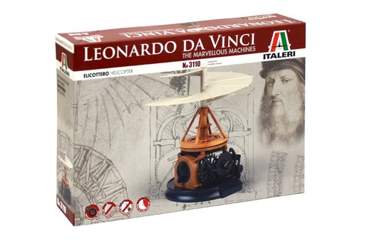 [ ITA-3110S ] Italeri Leonardo Da Vinci Helicopter