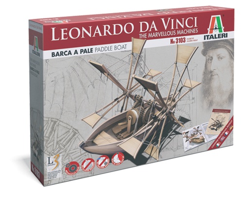 [ ITA-3103S ] Italeri Leonardo Da Vinci PADDLE BOAT