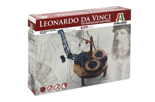 [ ITA-3111S ] Italeri Leonardo Da Vinci Flying Pendulum Clock