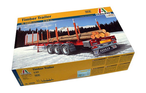 [ ITA-3868S ] Italeri timber trailer