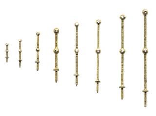 [ KR63047 ] Krick relingpaaltjes 35mm 2 gaatjes - 10st