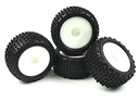 [ LOSB1569 ] MICRO TRUGGY WHEEL & TIRE SET