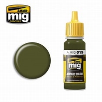 [ MIG0019 ] Mig Acrylic Colors 4BO Russian Green 17ml