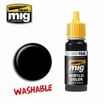 [ MIG0104 ] WASHABLE BLACK