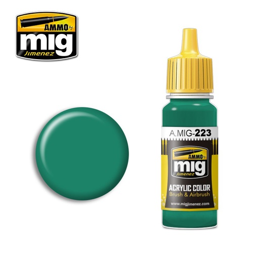 [ MIG0223 ] MIG Acrylic Color Interior Turquoise Green 17ml