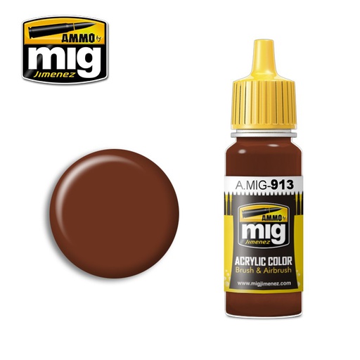 [ MIG0913 ] MIG Acrylic Red Brown Base 17ml