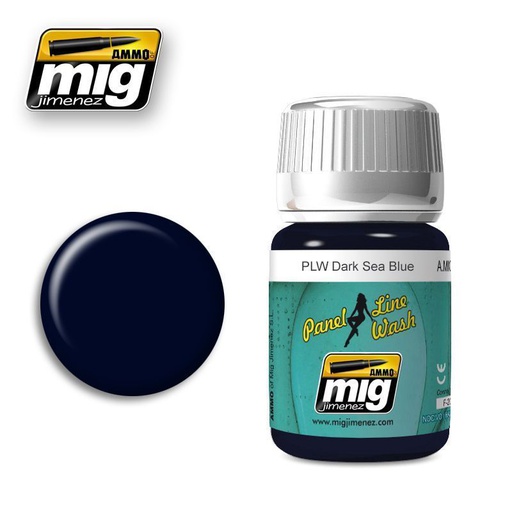 [ MIG1603 ] Mig Panel Line Wash Dark Sea Blue 35ml