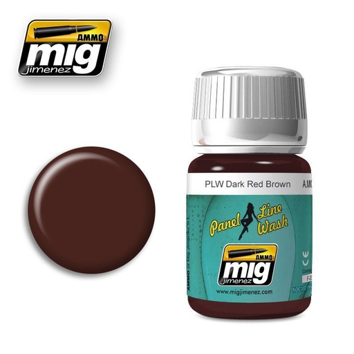 [ MIG1605 ] Mig Panel Line Wash Dark Red Brown 35ml