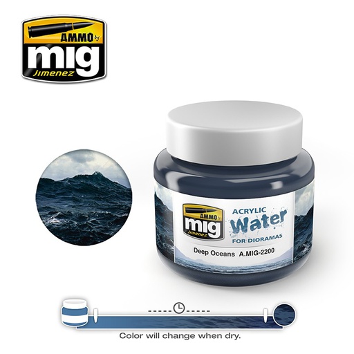 [ MIG2200 ] Acrylic water: deep oceans